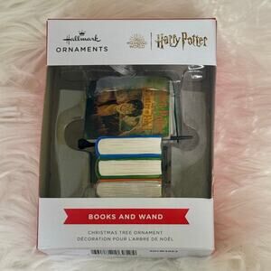 Harry Potter Wizarding World Classic Novel Wand Christmas Ornament Hallmark 2024